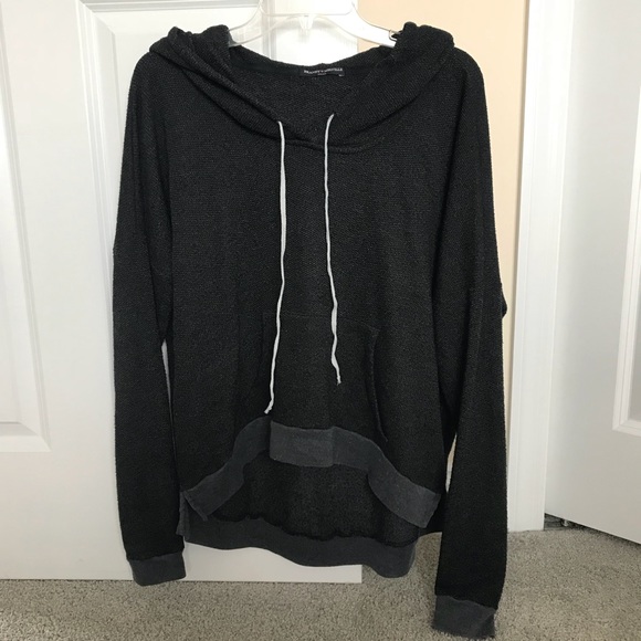 Brandy Melville Sweaters - Brandy Melville Thick Dark Grey Hoodie